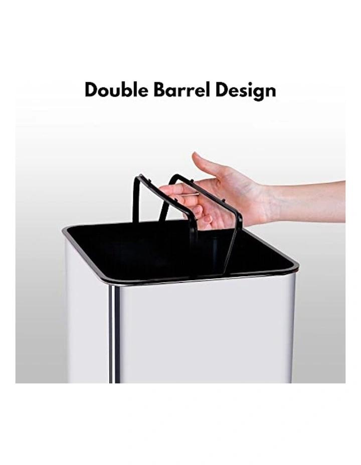 Motion Sensor Automatic Rubbish Bin 70L in Silver