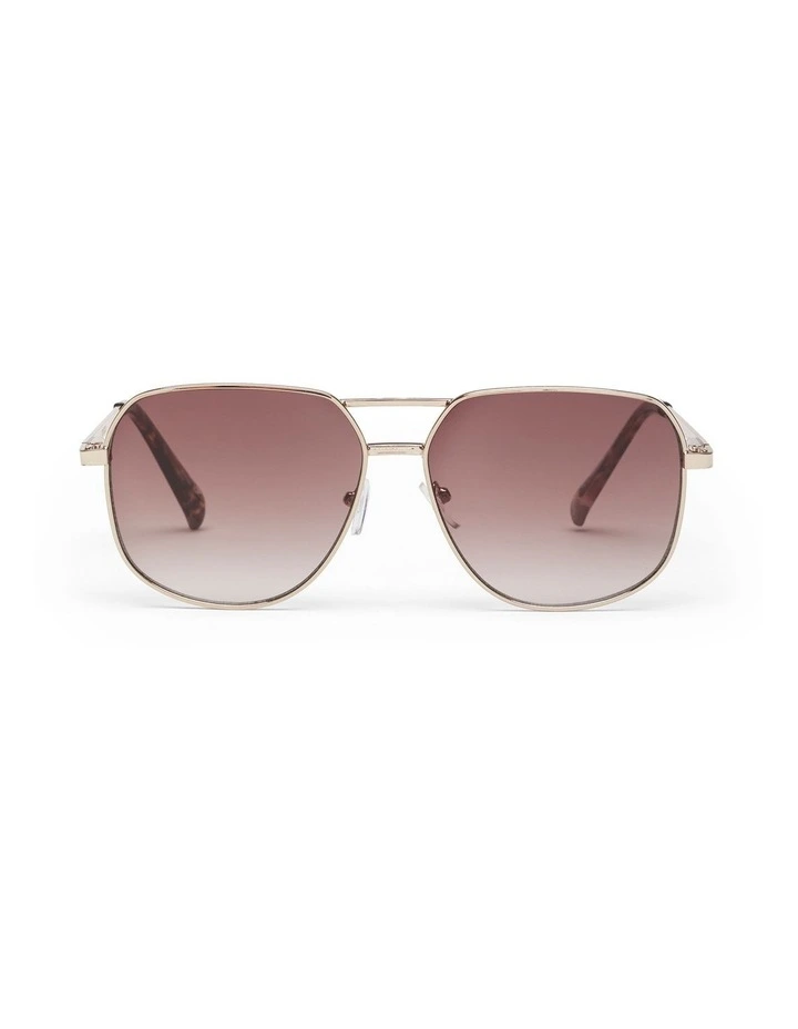 Monaco Aviator Sunglasses in Gold