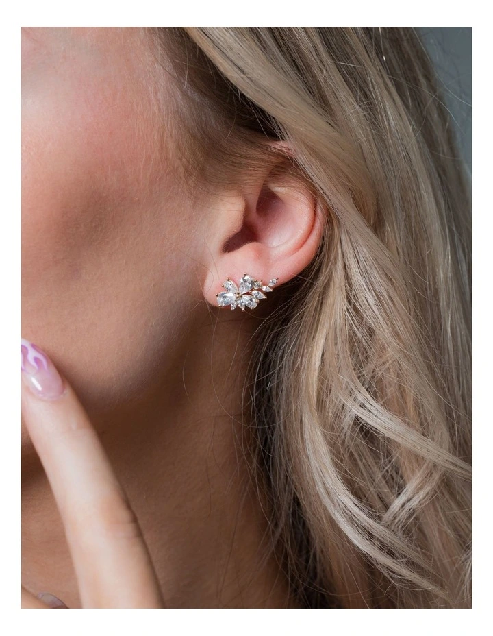 Iconic Bridal Hyacinth Earrings Gold