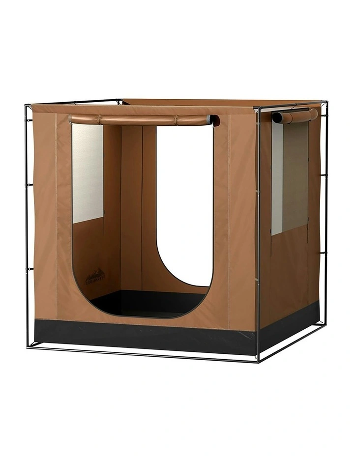 Camping Car Tent 2x2m in Brown