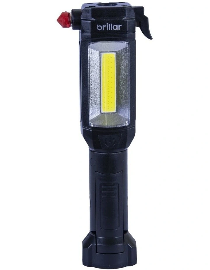 Emergency Torch Seatbelt Cutter Window Breaker Black
