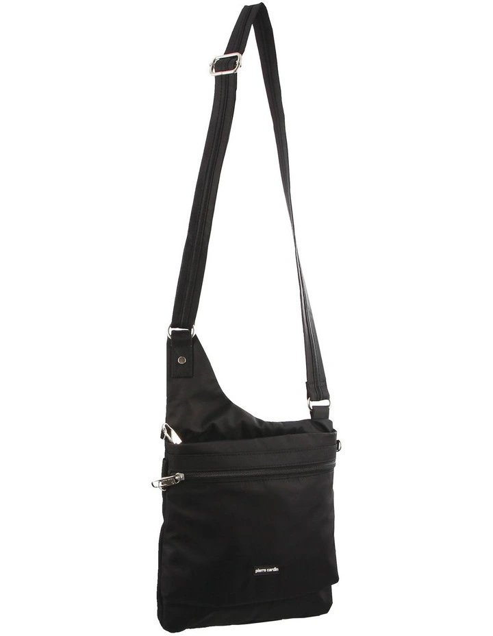 Anti-Theft Cross Body Bag in Black