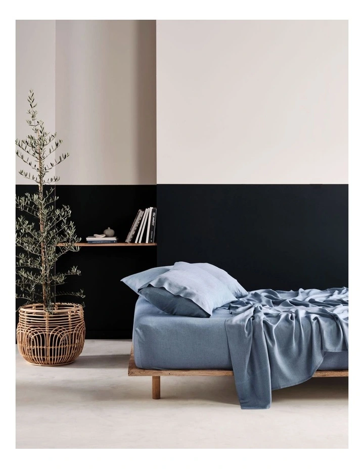 Rejeaneration Rialta Sheet Set in Denim