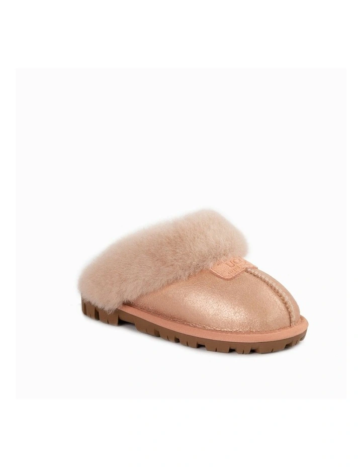 Ugg Coquette Metallic Slipper in Bronze