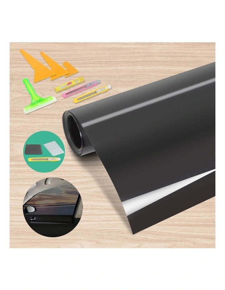 Window Tint Film Roll Home Tinting Tools Kit 76cm X 7m 35% VLT in Black