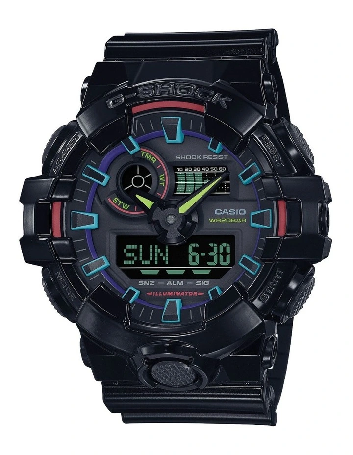 Resin Watch in Black