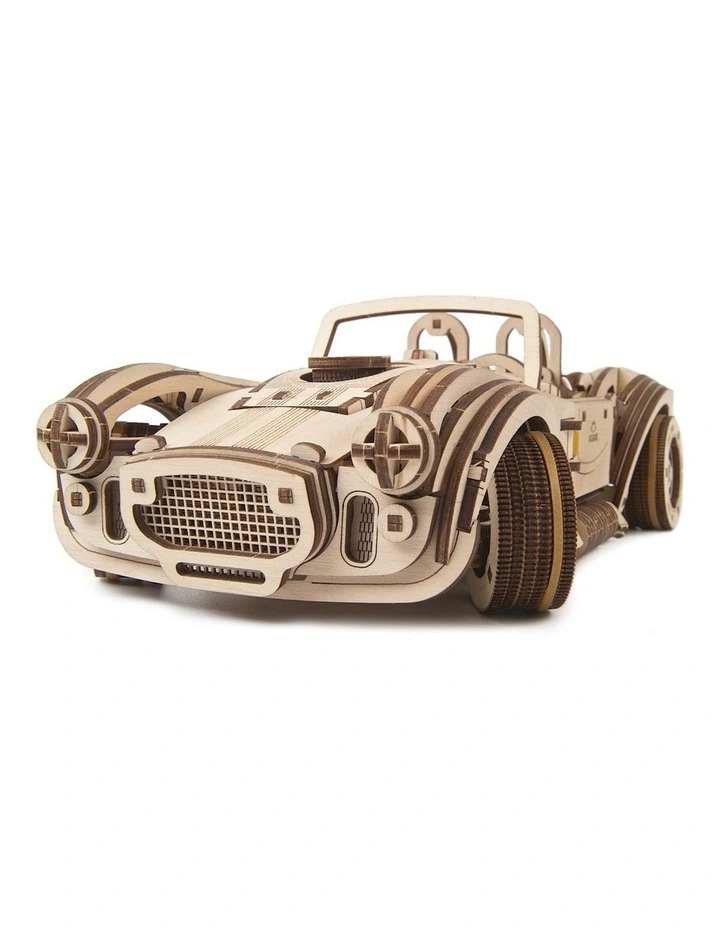 Drift Cobra Racing Car 370 Piece Wooden 3D Puzzle