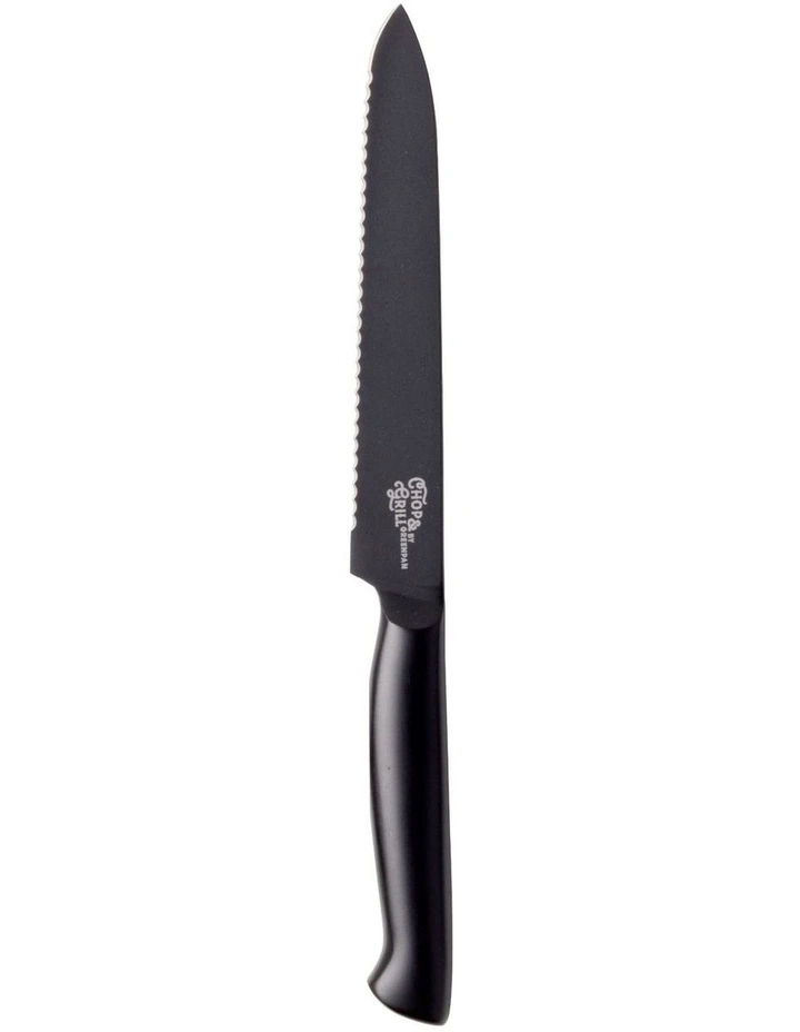 Chop&Grill Serrated Utility Knife 23cm in Black
