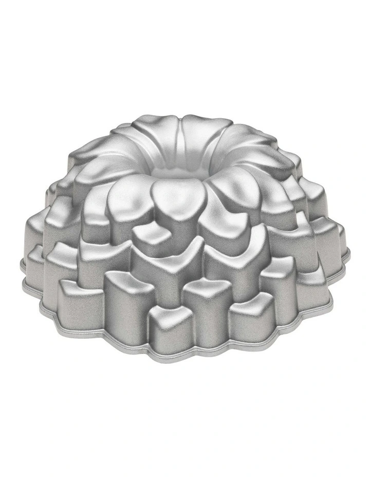 Ornate Mould Pan in Silver