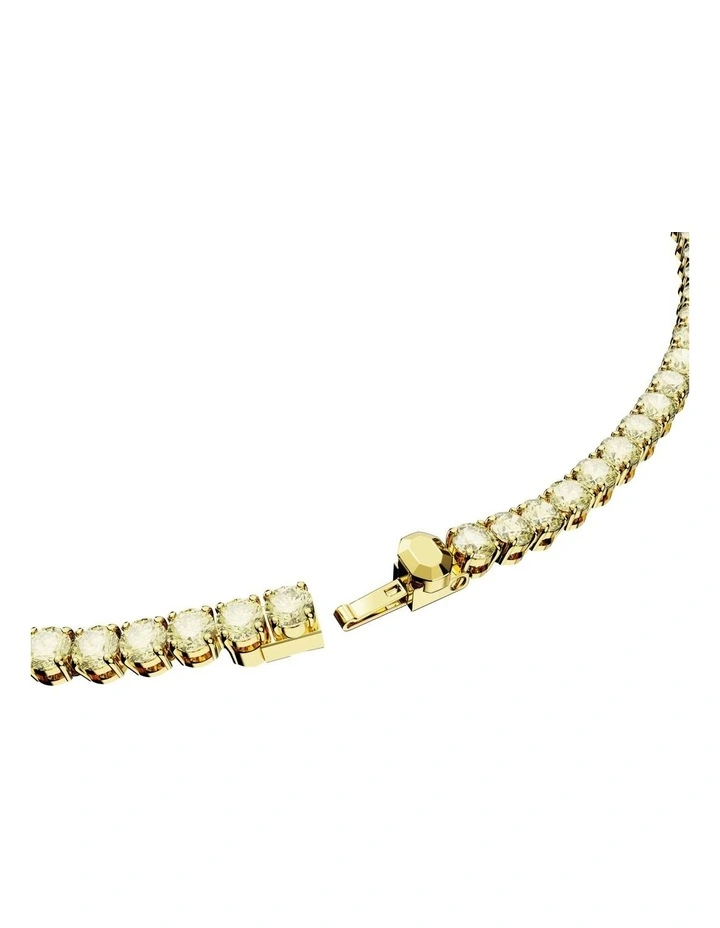 Matrix Tennis Necklace in Yellow/Gold-Tone