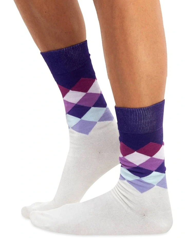 Men's Socks in Purple Velvet 10 Pack