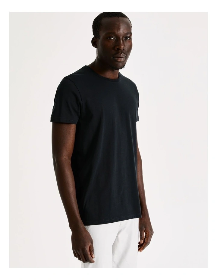 Rhodes Plain Core Tee in Ink