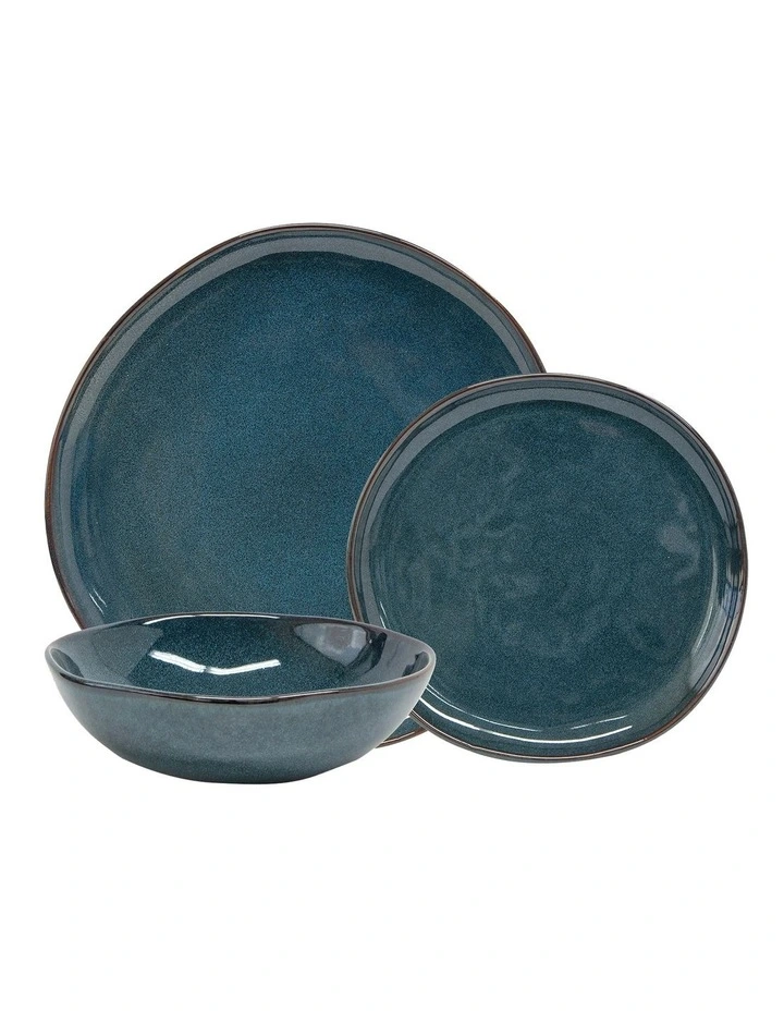 Series Dinner Set 12pc Teal
