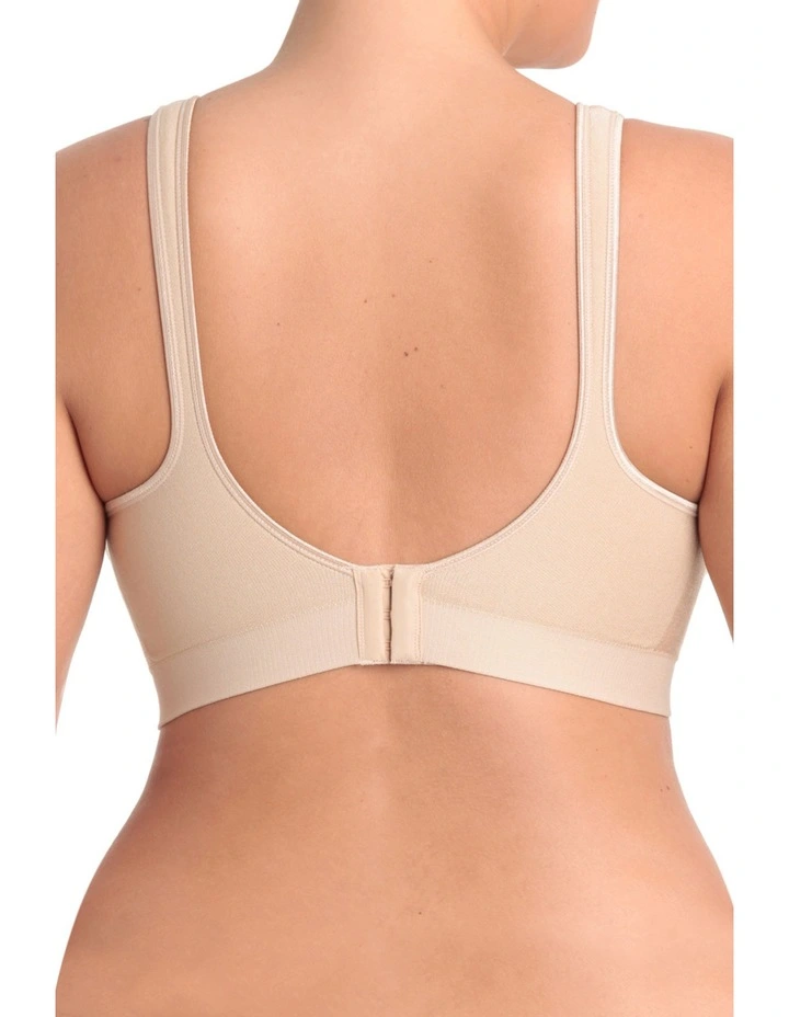 Comfort Revolution Wirefree Bra in Beige