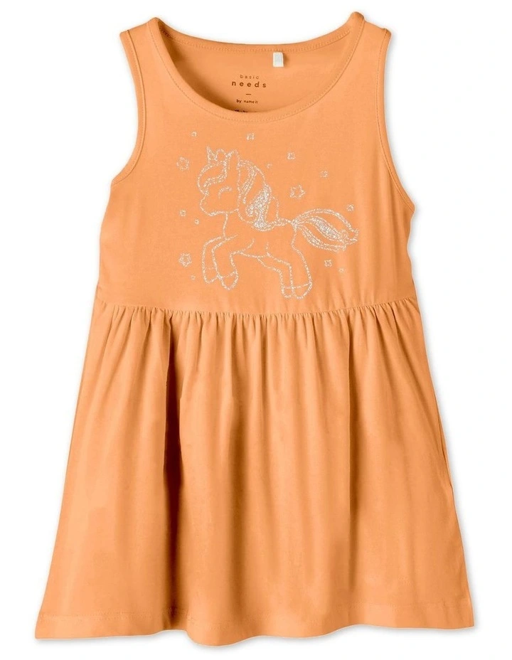 Vayana Tank Dress in Orange