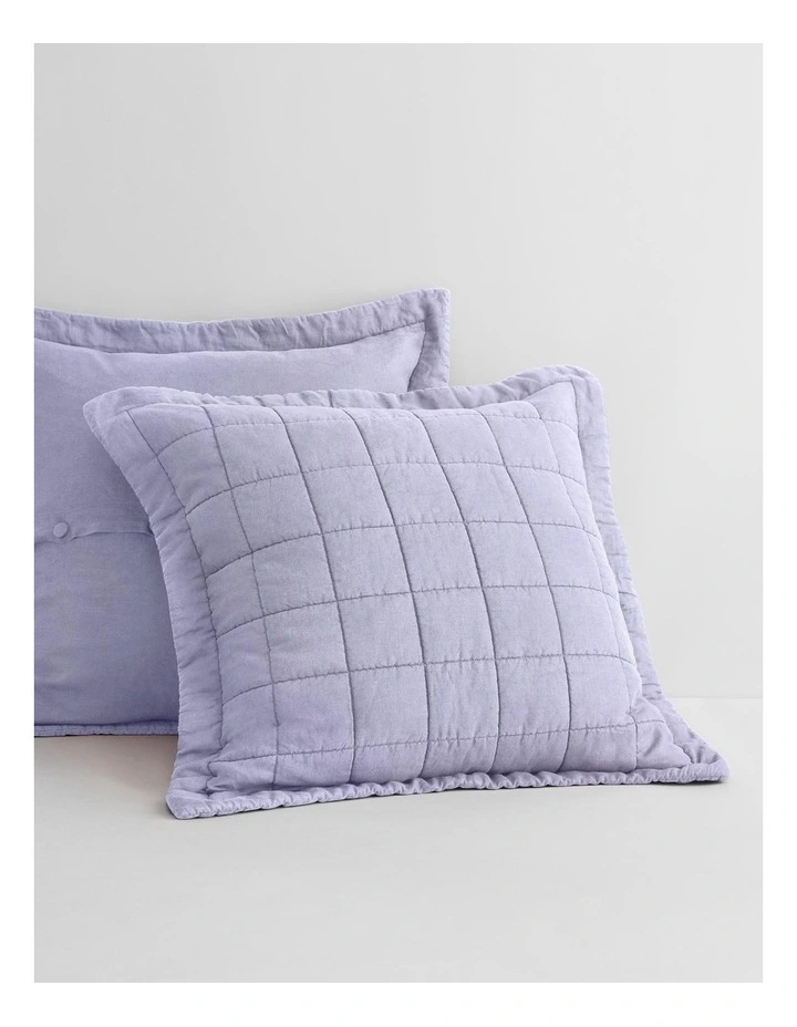 Abbotson European Sham in Smokey Violet