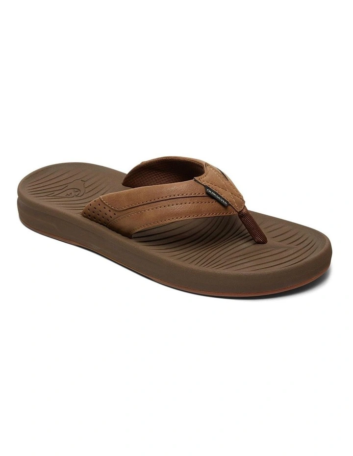 Travel Oasis Brown Multi Thongs