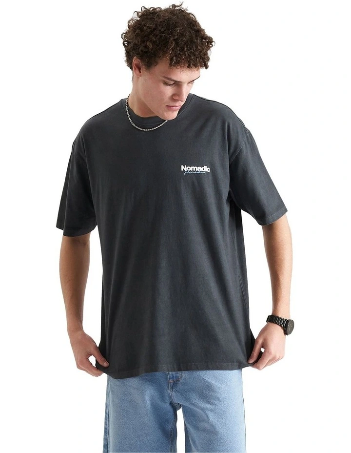 Bayshore Oversized T-shirt in Pigment Asphalt