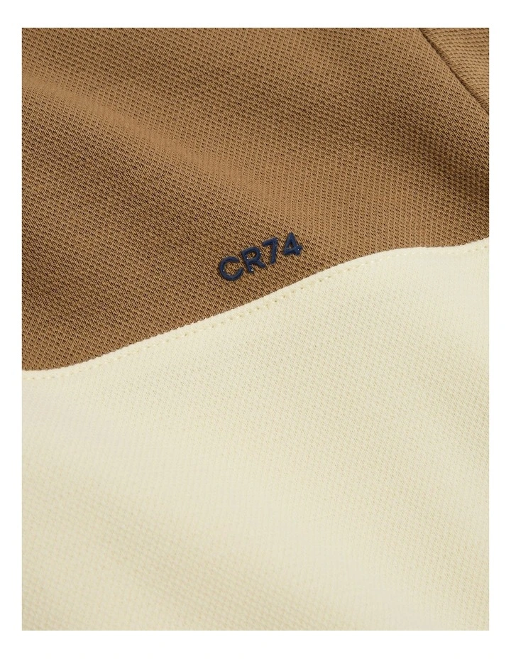 Block Stripe T-shirt in Butter
