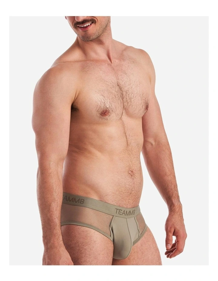 Score Sheer Brief in Army