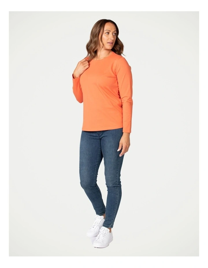 Camp Classic Long Sleeve Tee in Brown