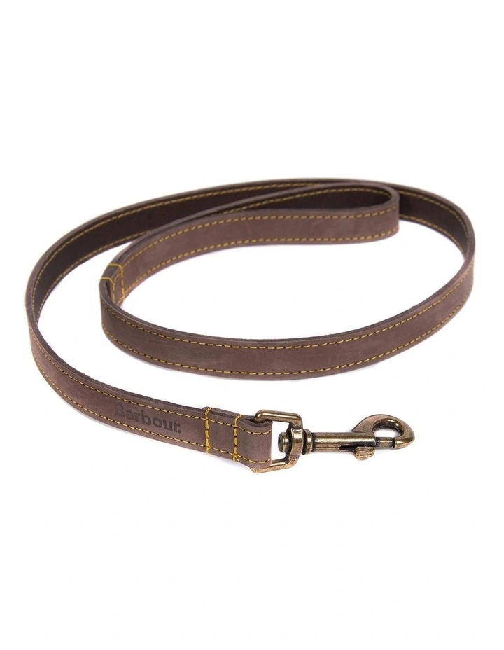 Henry Sartorial x Barbour Leather Dog Lead 1m Brown