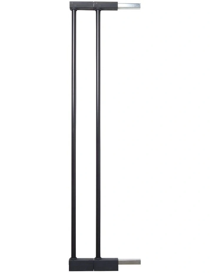 Premier 2-Bar Extension Safety Gate in Black