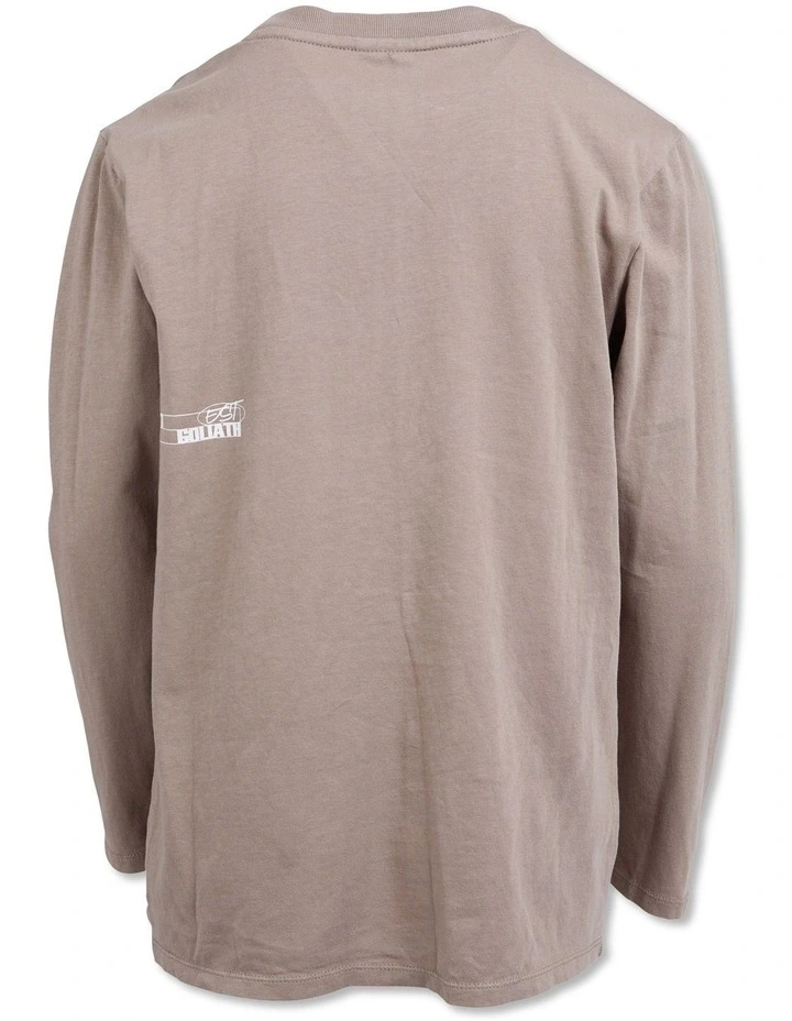 Legacy Tee (3-7 Years) in Mushroom