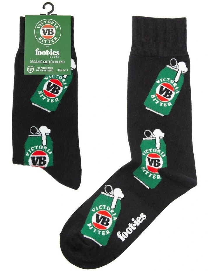 Cans Organic Cotton Socks in Black