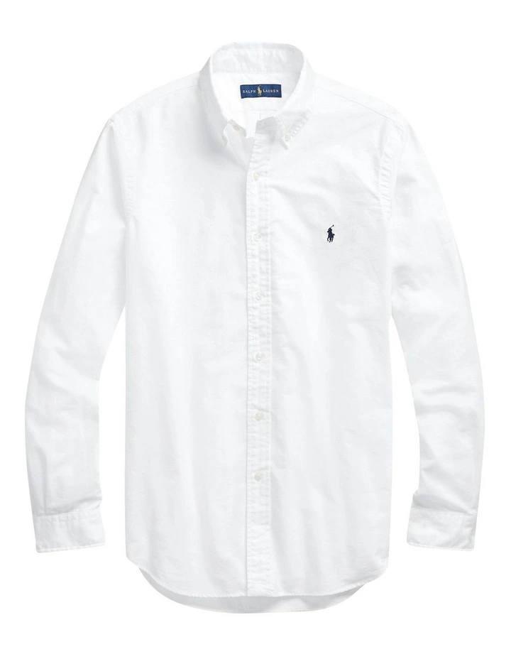 Slim Fit Garment-Dyed Oxford Shirt
