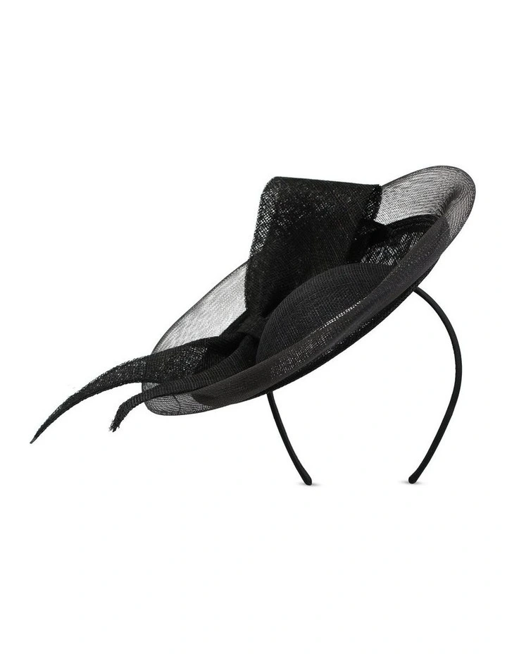 Zoya Fascinator in Black