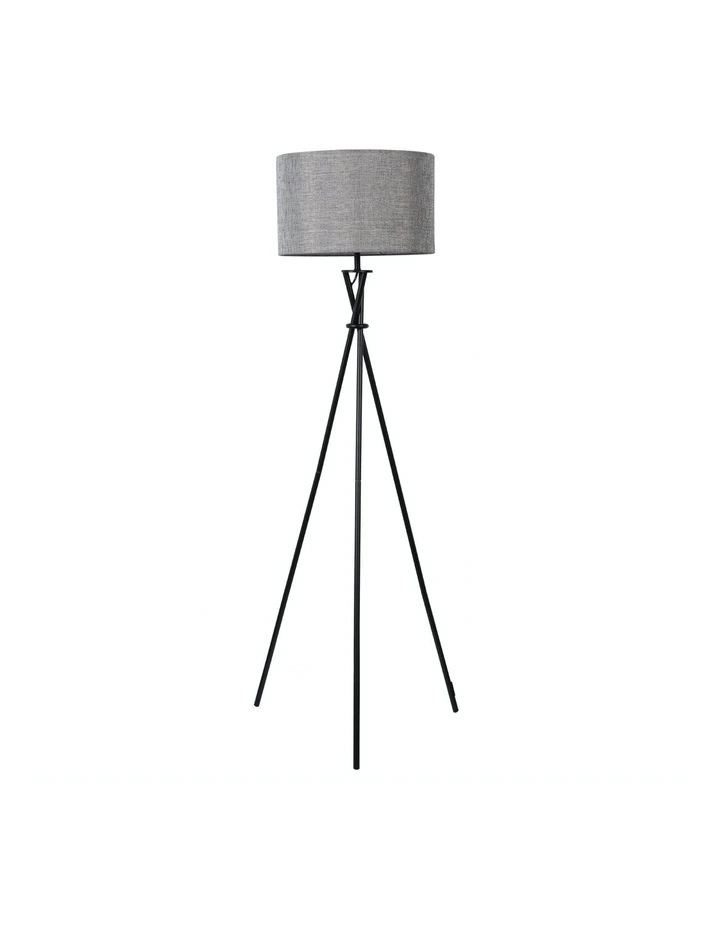 Lighting Tripod Floor Lamp in Grey