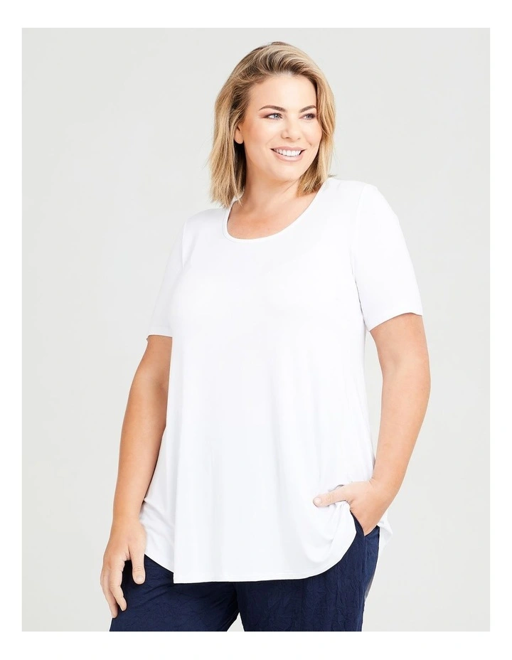 Bamboo Base Short Sleeve Top