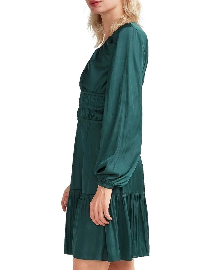 Serendipity Long Sleeve Dress in Green