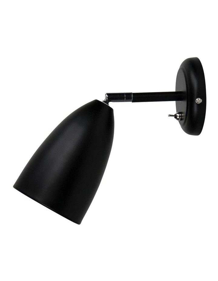Salem Adjustable Wall Light Black
