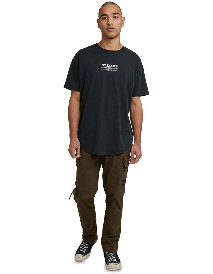 Division Tee in Dark Green