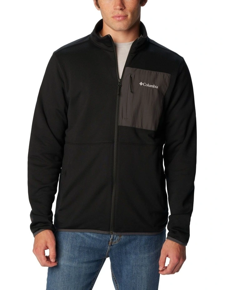 Hike Full Zip Fleece in Black