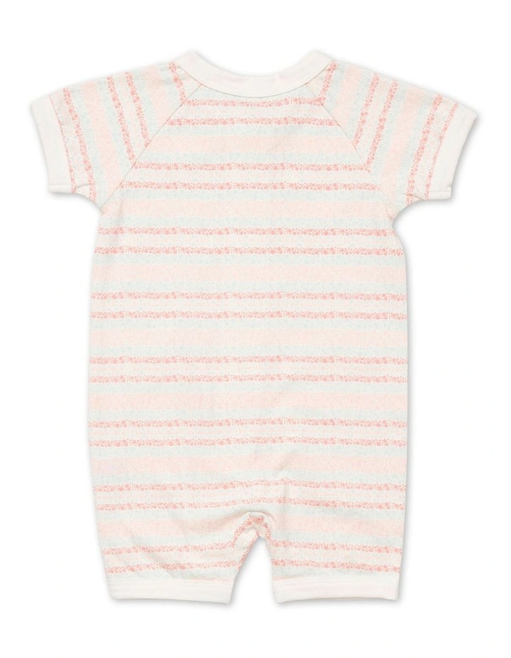 Spot Zip Romper in Bubble Print