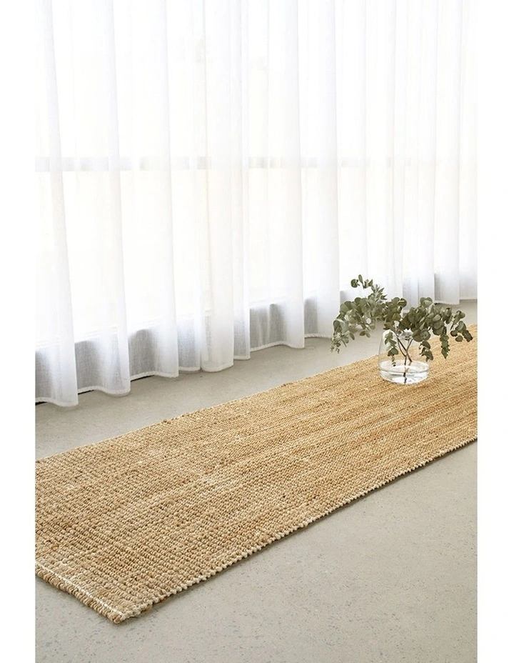 Madras Marlo Runner Rug in Natural