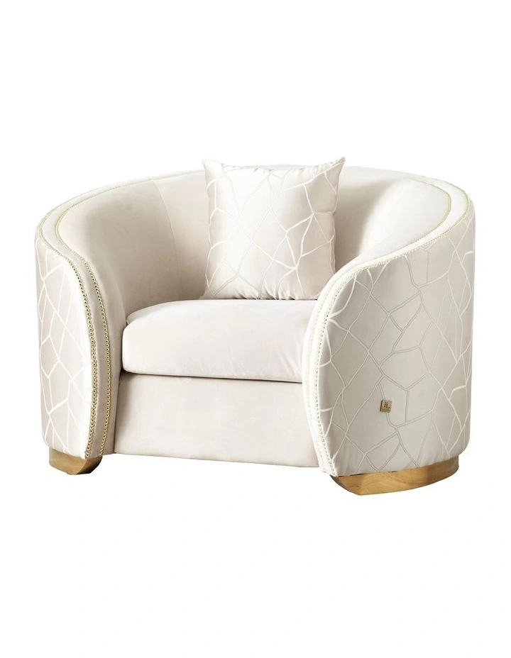 Hyacinth Occasional Chair in Beige