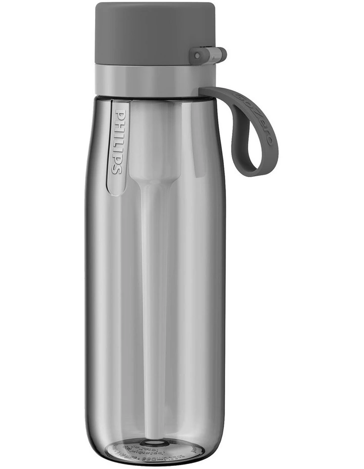 Daily Straw Filtration Bottle 660ml in Grey