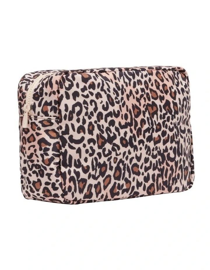 Large Cos Pouch in Leopard