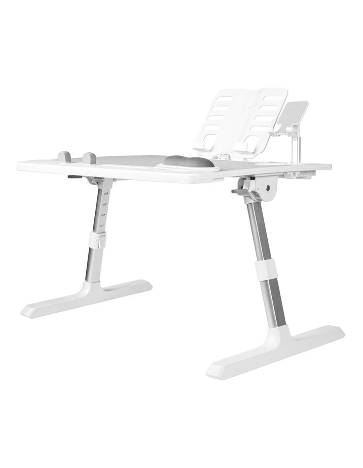 Adjustable Laptop Desk in White