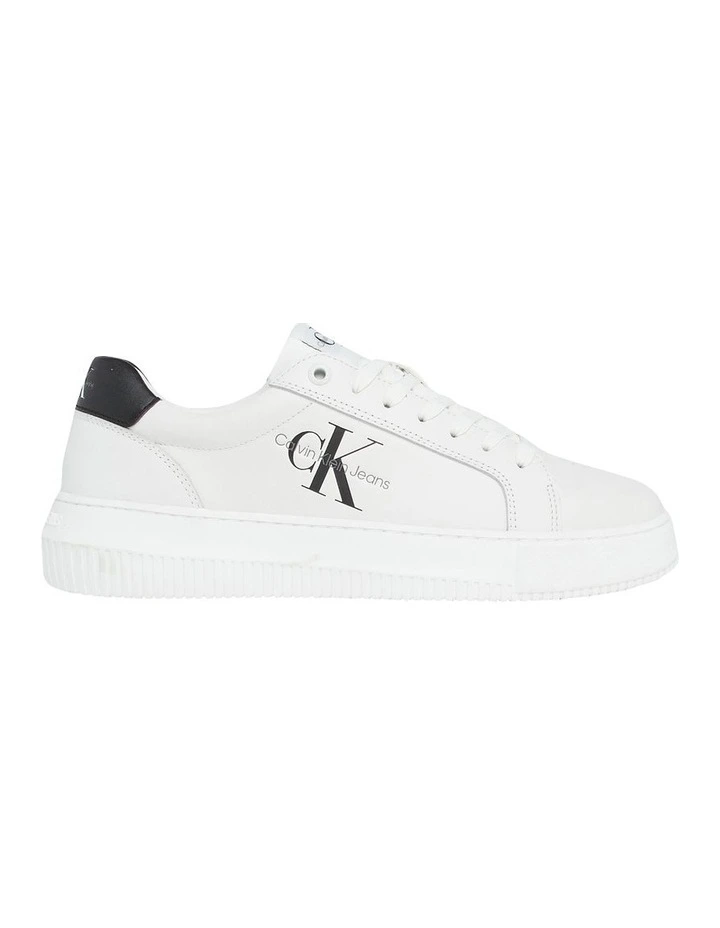Leather Trainers in White