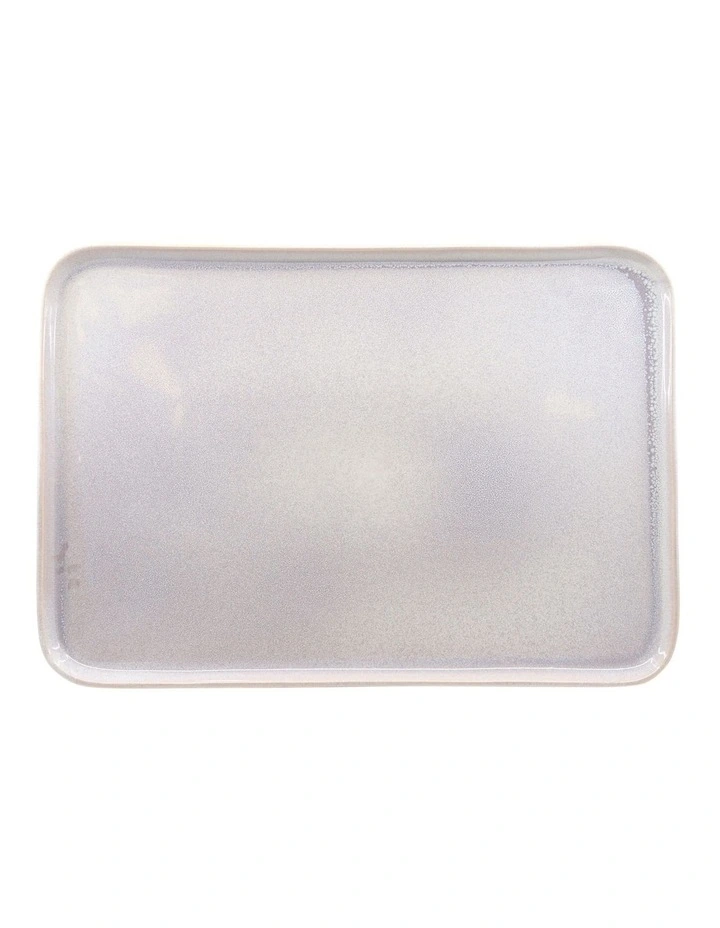 Relic 38cm Rectangle Platter Mist White