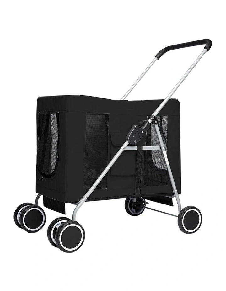 Foldable Pet Stroller in Black