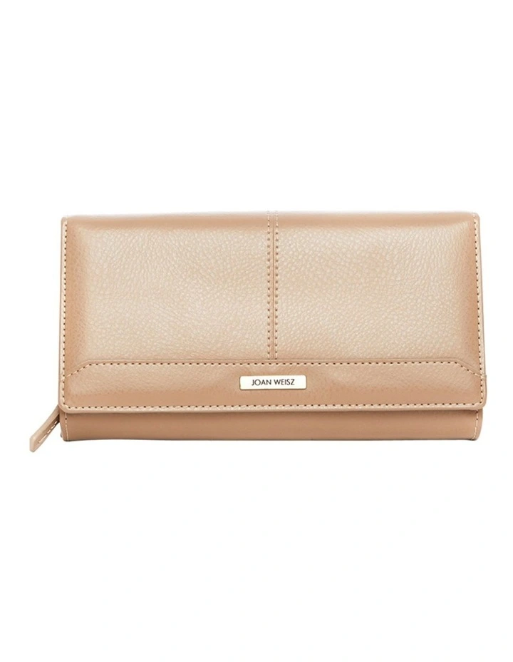 Dakota Taupe Flap Over Wallet JWF044