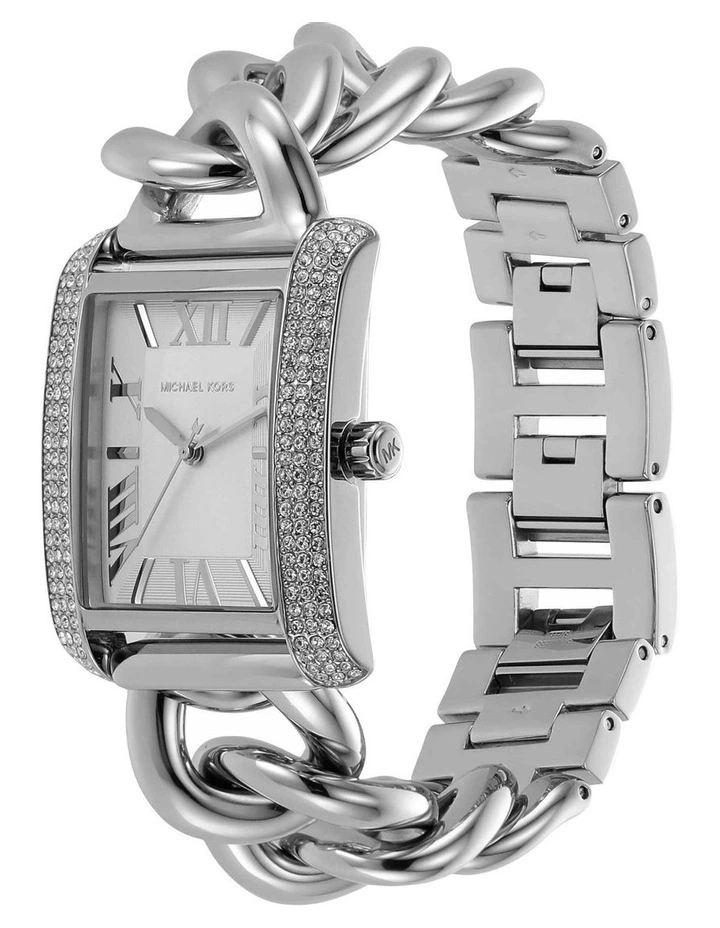 Emery MK7438 Analogue Watch in Silver