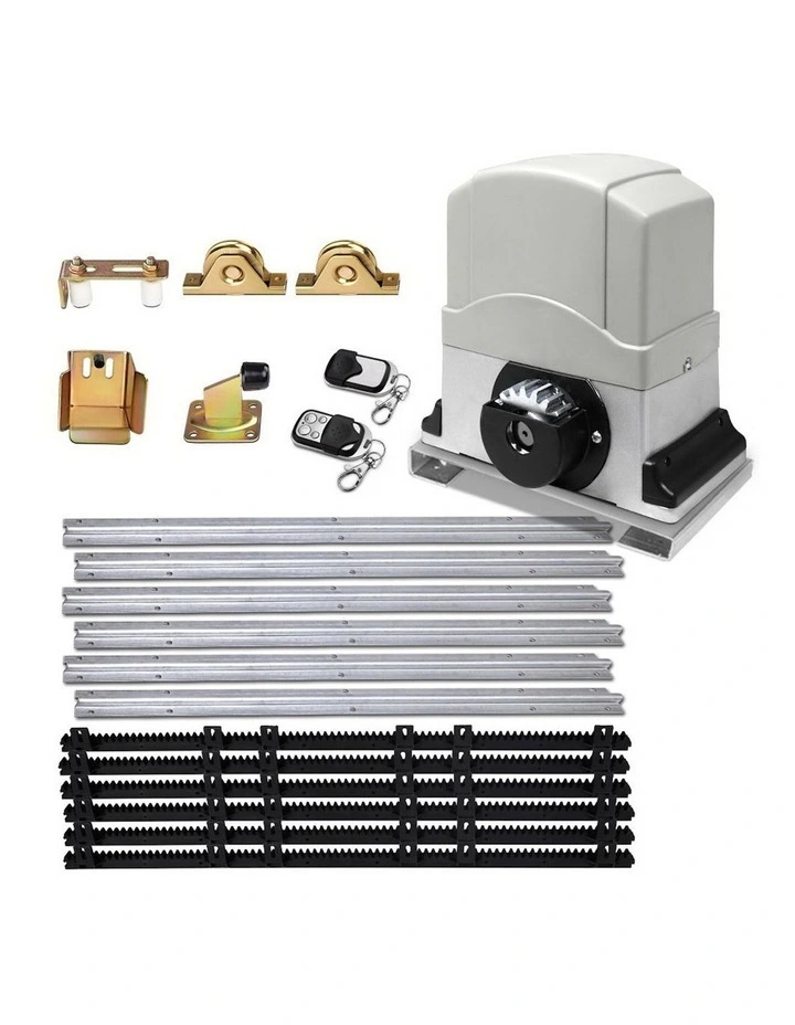 Electric Sliding Gate Opener 1200Kg Hardware Kit Rail 6m