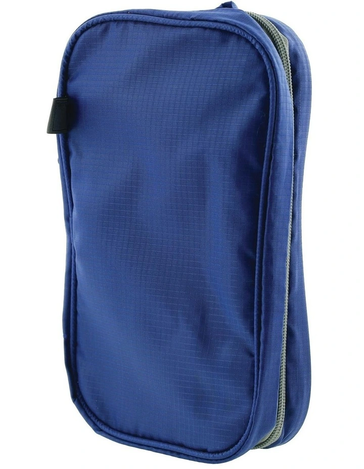 Travel Hanging Toiletry Case in Blue